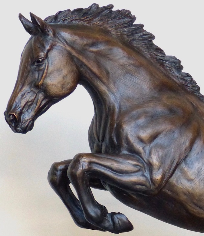 Horses, Bronze Sculptures Tom Hjorleifson